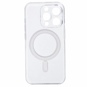TEL PROTECT MagSilicone Suojakuori iPhone 15 Pro:lle läpinäkyvä