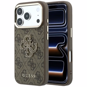 Kotelo mallille IPHONE 18 Pro Max/17 Pro Max (Big Resin Logo 4G) (väri: ruskea)