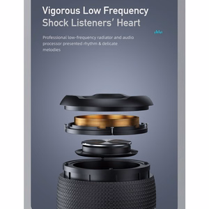 Bluetooth-kannettavat kaiuttimet Awei Y669 31W - musta