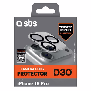 SBS D3O kameran linssinsuojus mallille iPhone 18 Pro