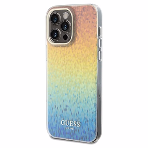 Guess IML Faceted Mirror Disco Iridescent -suojakuori iPhone 13 Pro Maxille - monivärinen