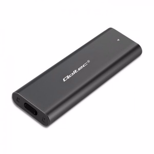 Qoltec 50311 storage drive enclosure SSD enclosure Black M.2