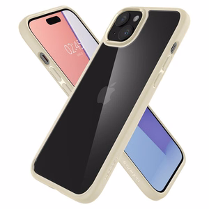 Spigen Ultra Hybrid iPhone 15 Plus Suojakuori - Beige