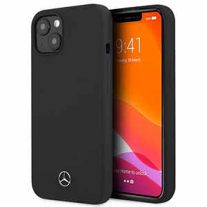 Mercedes Silikoni Line kotelo iPhone 13 mini - musta