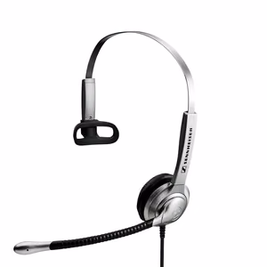 Sennheiser SH 335 langalliset kuulokkeet pääpannoilla puheluihin/musiikkiin mustat, hopeiset