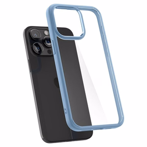 Spigen Crystal Hybrid Suojakuori iPhone 15 Pro Max:lle - Kirkas Sininen