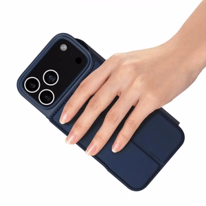 Dux Ducis SKIN PRO lompakkosuojakuori iPhone 17 Pro sininen