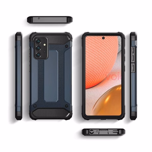 Hybrid Armor Case for Samsung Galaxy A36 - Silver