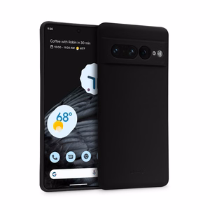 Crong Color Cover suojakuori Google Pixel 7 Pro -laitteelle, musta