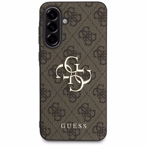 Guess Suojakuori Samsung A56:lle GUHCSA564GMGBR (4G PU Big Logo) - Ruskea