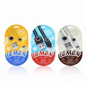 REMAX Kaapeli Lemen RC-101m - USB - Micro USB - keltainen
