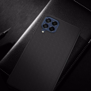 Nillkin Textured Case kestävä vahvistettu tapauksessa geelirunko ja nylon takaisin Samsung Galaxy M53 5G musta musta