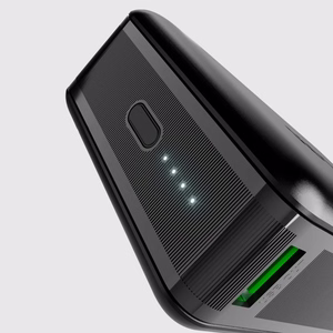 Powerbank SBS 20000mAh 65W PD AFC USB-C USB-A kannettavalle tietokoneelle, tabletille, älypuhelimelle - musta