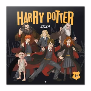 Harry Potter -seinäkalenteri 2024, 30 × 30 cm