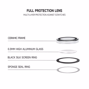 Tel Protect 3D Lens -viininpunaiset karkaistut suojalasit Apple iPhone 18 Pro- ja iPhone 18 Pro Max -puhelinten kameralinsseille (3 kpl)