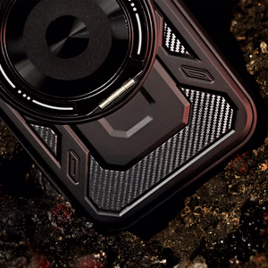 Defender Armor Mag -kotelo iPhone 13 6,1', musta