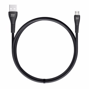 Kaapeli USB A–Micro USB Blue Star 2A 12W 1 m PJ-DG3-A, musta