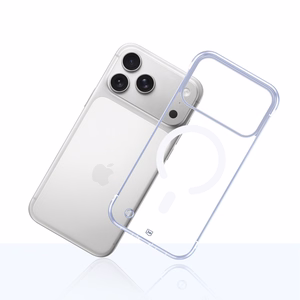3mk Just20g MagCase iPhone 17 Pro Max:lle - Läpinäkyvä