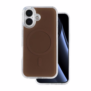 Lowkey Mag iPhone 17 6,3 ruskea Suojakuori