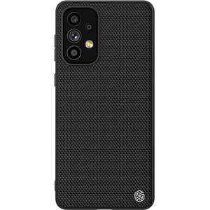 Nillkin Textured Case kestävä vahvistettu tapauksessa geelirunko ja nylon takaisin Samsung Galaxy A73 musta