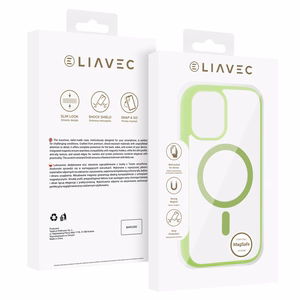 Liavec Soft Suojakuori iPhone 17:lle vihreä