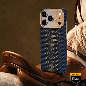 Sininen Benks Magnetic Armor Air Knight kevlar- ja metallikehyksinen suojakuori (C.K.FL.AP.GD.C072) malleihin iPhone 18 Pro / iPhone 17 Pro