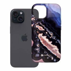 Suojakuori iPhone 15:lle Forcell F-Protect Mirage MagSafe-yhteensopiva Military Drop-Test kultainen saari