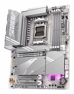 GIGABYTE X870 AORUS ELITE WIFI7 ICE -emolevy - Tukee AMD Ryzen 9000 -prosessoreita, 16+2+2 vaiheen digitaalinen VRM, jopa 8200MHz DDR5 (OC), 3xPCIe 5.0 + 1xPCIe 4.0, Wi-Fi 7, 2.5GbE LAN, USB 4