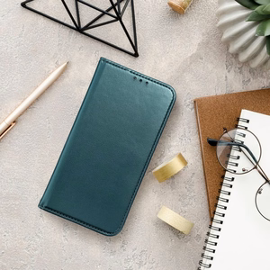SMART MAGNETO Book kuori Xiaomi Redmi Note 15 Pro Plus 5G:lle - tummanvihreä