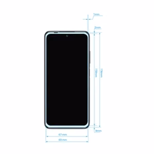 Crong 7D Nano Flexible Glass 9H koko näytön peittävä hybridinäytönsuoja Xiaomi Redmi Note 10 5G -laitteelle