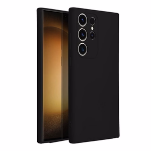 Silikonikuori SAMSUNG S23 Ultra musta