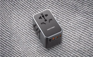 Vention 65W GaN Matkasovitin ja Laturi 2x USB-A 2x USB-C