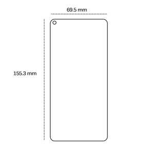 Tempered glass 2,5D for Oppo A52