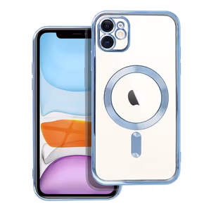 Suojakuori iPhone 11:lle Electro Mag Cover yhteensopiva MagSafen kanssa sininen