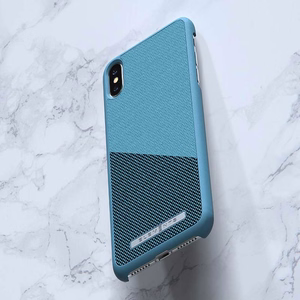 Nordic Elements Saeson Freja suojakuori laitteelle iPhone XS Max, petrolinsininen