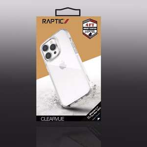 Raptic X-Doria Clearvue Kotelo iPhone 14 Pro Max takakuori kirkas