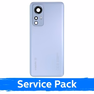 Back Cover Compatible With Xiaomi 12 (12X) / Blue / (Service Pack)