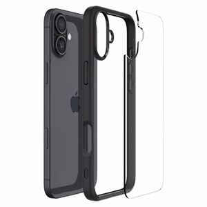 Spigen Ultra Hybrid Suojakuori iPhone 16 6,1 mattamusta
