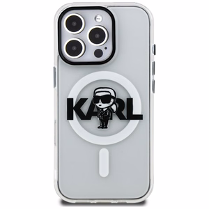 Karl Lagerfeld IML Karl Sketch Logo MagSafe suojakuori iPhone 16 Pro - läpinäkyvä