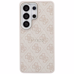 Guess suojakuori 4G Embossed Ring MagSafe Samsung Galaxy S26 Ultra:lle pinkki