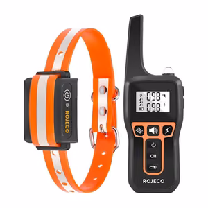Rojeco 1000m sähköinen haukunestopanta PD529 (oranssi)