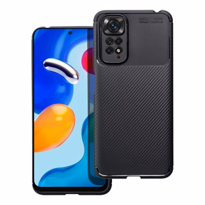 Carbon Premium -suojakuori Xiaomi Redmi Note 9, musta