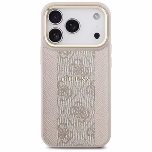 Guess 4G Stripe MagSafe suojakuori iPhone 17 Pro - pinkki