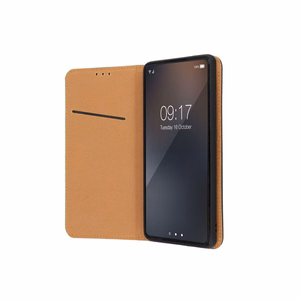 Flip-suojakuori iPhone 16e (SE 4 2025):lle Smart Pro Book nahkainen musta