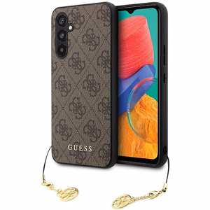 Guess 4G Charm Suojakuori Samsung Galaxy S23 FE:lle - ruskea