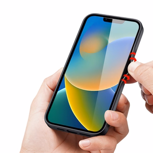 Dux Ducis Fino kotelo kansi iPhone 14 Plus sininen nylon
