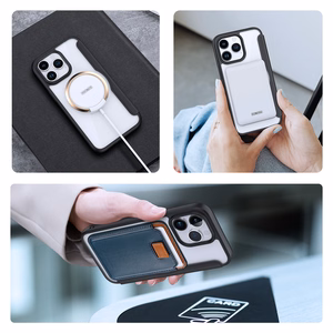 Dux Ducis Skin X Pro magneettinen avattava MagSafe -kotelo iPhone 15 Pro Max - musta