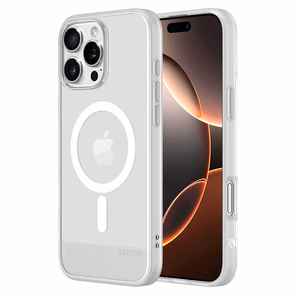 Incase Slim Case -suojakuori MagSafe-tuella iPhone 16 Pro Max -puhelimelle, läpinäkyvä