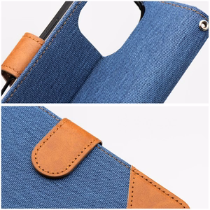 Läppäsuojakuori iPhone 17 AIR -lle Jeans Book sininen