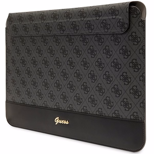 Guess 4G Stripe Metal Logo Suojakuori 14 tuuman kannettavalle - musta